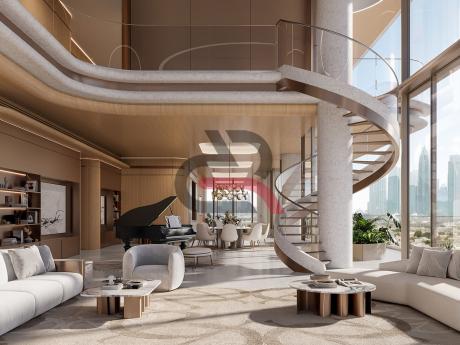 THE RINGS – LUXUEUX SKY MANSION DE 5 CHAMBRES AVEC VUES SUR DUBAI WATER CANAL & BURJ KHALIFA