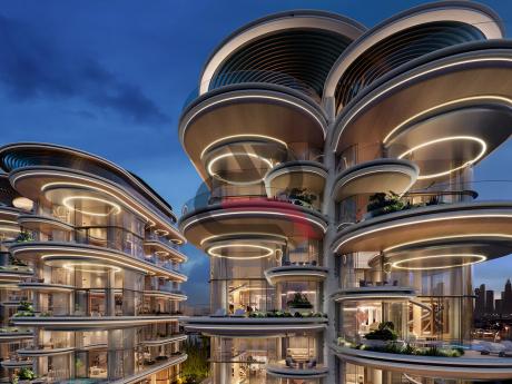 THE RINGS – LUXUEUX SKY MANSION DE 6 CHAMBRES AVEC VUES SUR DUBAI WATER CANAL & BURJ KHALIFA