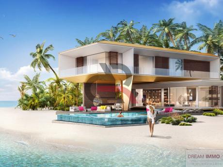 GERMANY BEACH VILLAS – SUBLIMES VILLAS DE 5 CH – THE WORLD ISLAND - DUBAI 