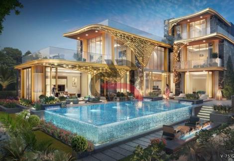 LUXUEUSE VILLA 7CH DESIGN ITALIEN VUE IMPRENABLE SUR LE GOLF – GEMS ESTATES DAMAC HILLS - DUBAI