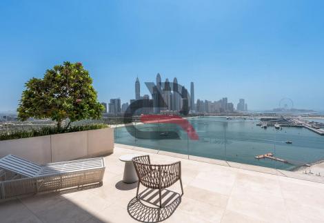 ONE PALM RESIDENCE – LOCATION LUXUEUX APPARTEMENT VUE MER DE 4 CH EN BORD DE MER PALM JUMEIRAH – DUBAI