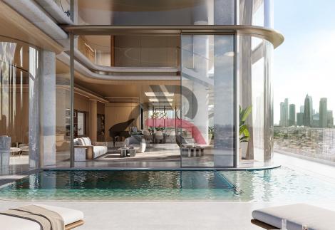 THE RINGS – LUXUEUX SKY MANSION DE 5 CHAMBRES AVEC VUES SUR DUBAI WATER CANAL & BURJ KHALIFA