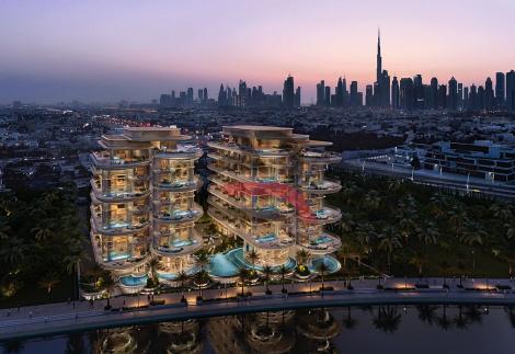 THE RINGS – SOMPTUEUSE RESIDENCE AVEC INCROYABLE VUES SUR DUBAI WATER CANAL & BURJ KHALIFA