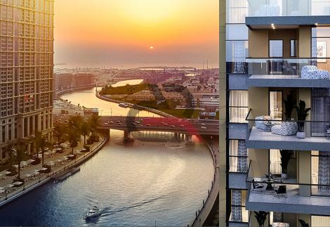 URBAN OASIS BY MISSONI - BEL APPARTEMENT 2 CHAMBRES AVEC VUE CANAL & BUSINESS BAY