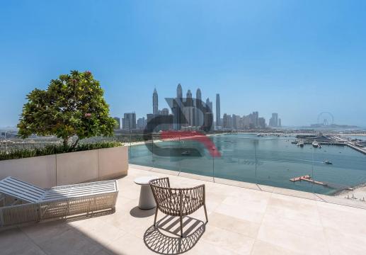 ONE PALM RESIDENCE – LOCATION LUXUEUX APPARTEMENT VUE MER DE 4 CH EN BORD DE MER PALM JUMEIRAH – DUBAI